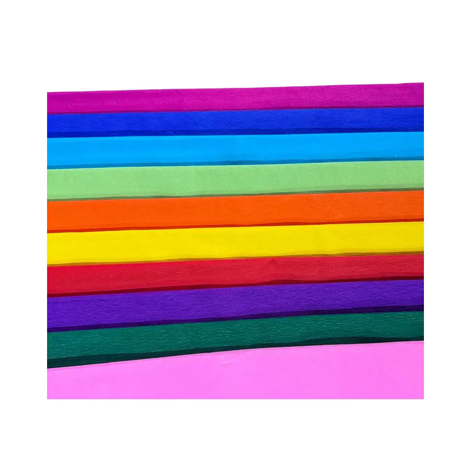 Papel Crepe 10 Pliegos De 50x200 Cm Art & Craft 1
