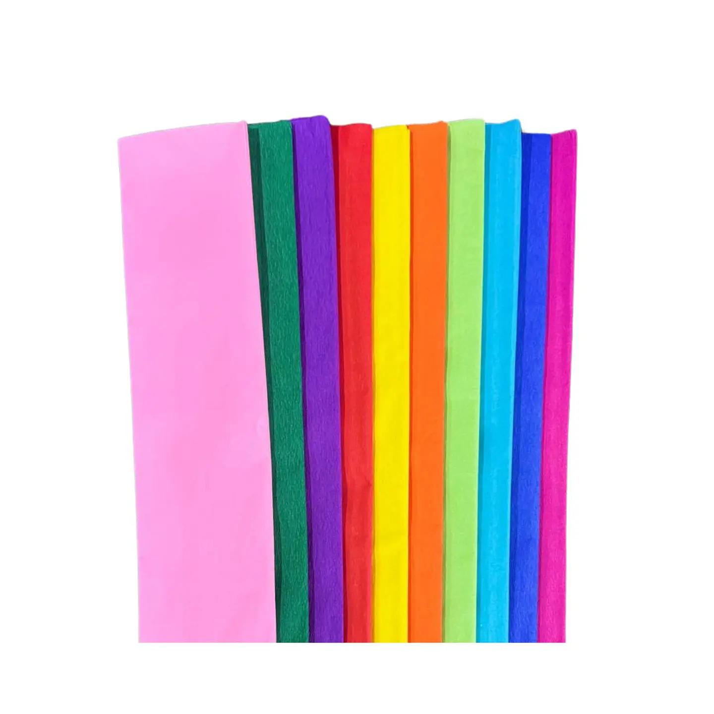 Papel Crepe 10 Pliegos De 50x200 Cm Art & Craft 2