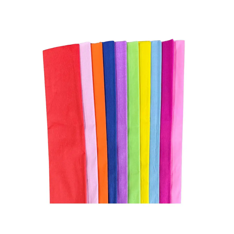 Papel Crepe 10 Pliegos De 50x200 Cm Art & Craft 6