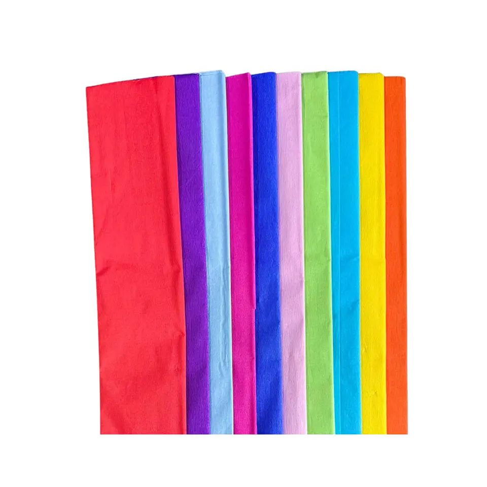 Papel Crepe 10 Pliegos De 50x200 Cm Art & Craft 10