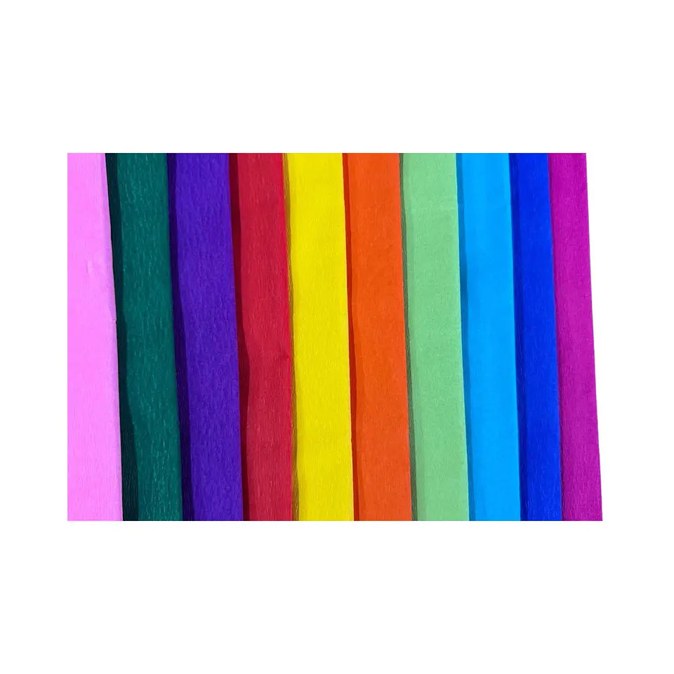 Papel Crepe 10 Pliegos De 50x200 Cm Art & Craft 11