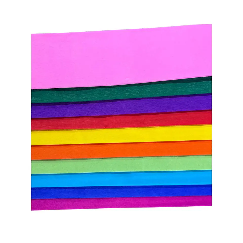 Papel Crepe 10 Pliegos De 50x200 Cm Art & Craft 12