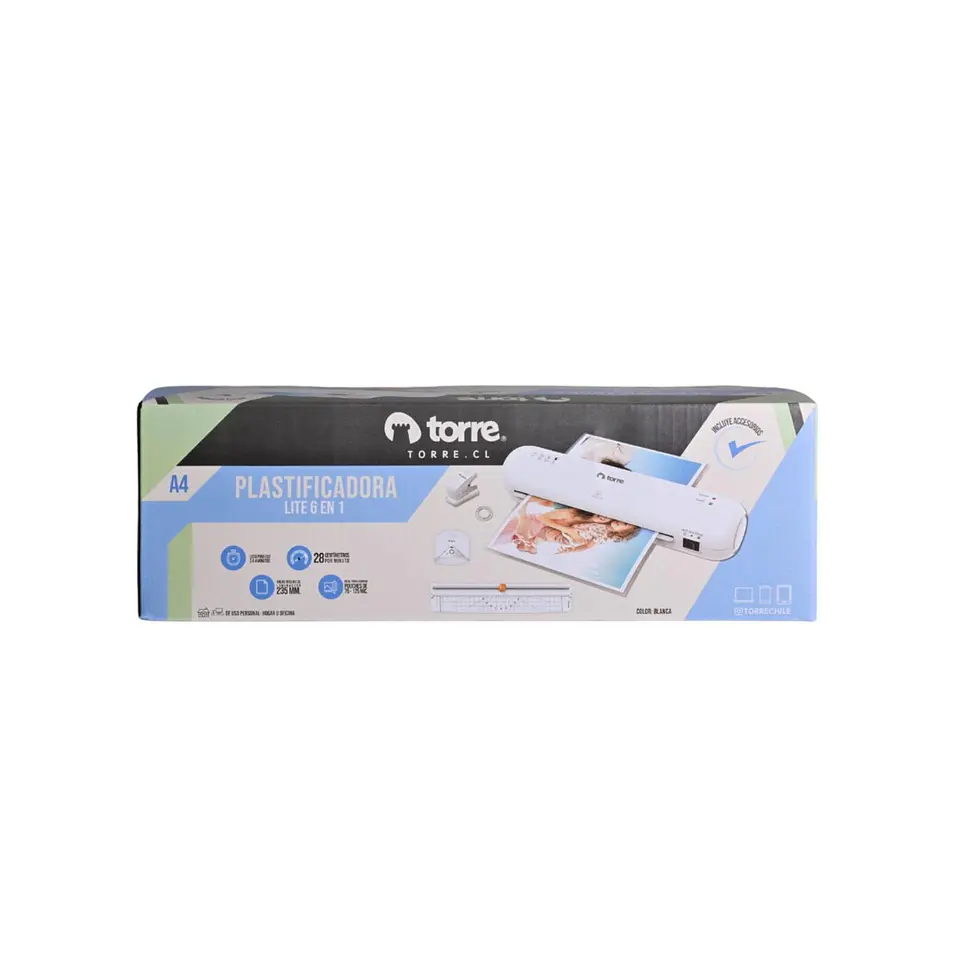 Plastificadora, Termolaminadora A4 Lite 6 En 1. Frio/ Calor 4