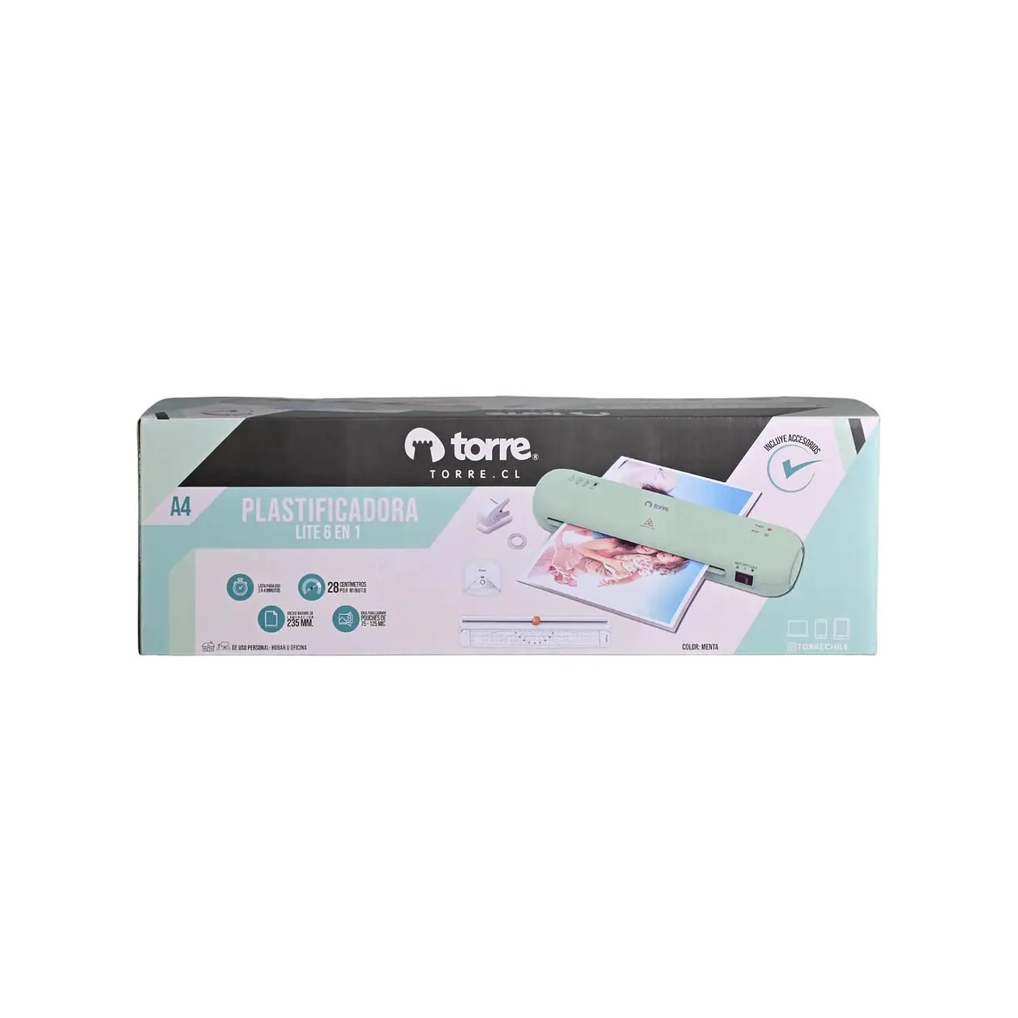Plastificadora, Termolaminadora A4 Lite 6 En 1. Frio/ Calor 8