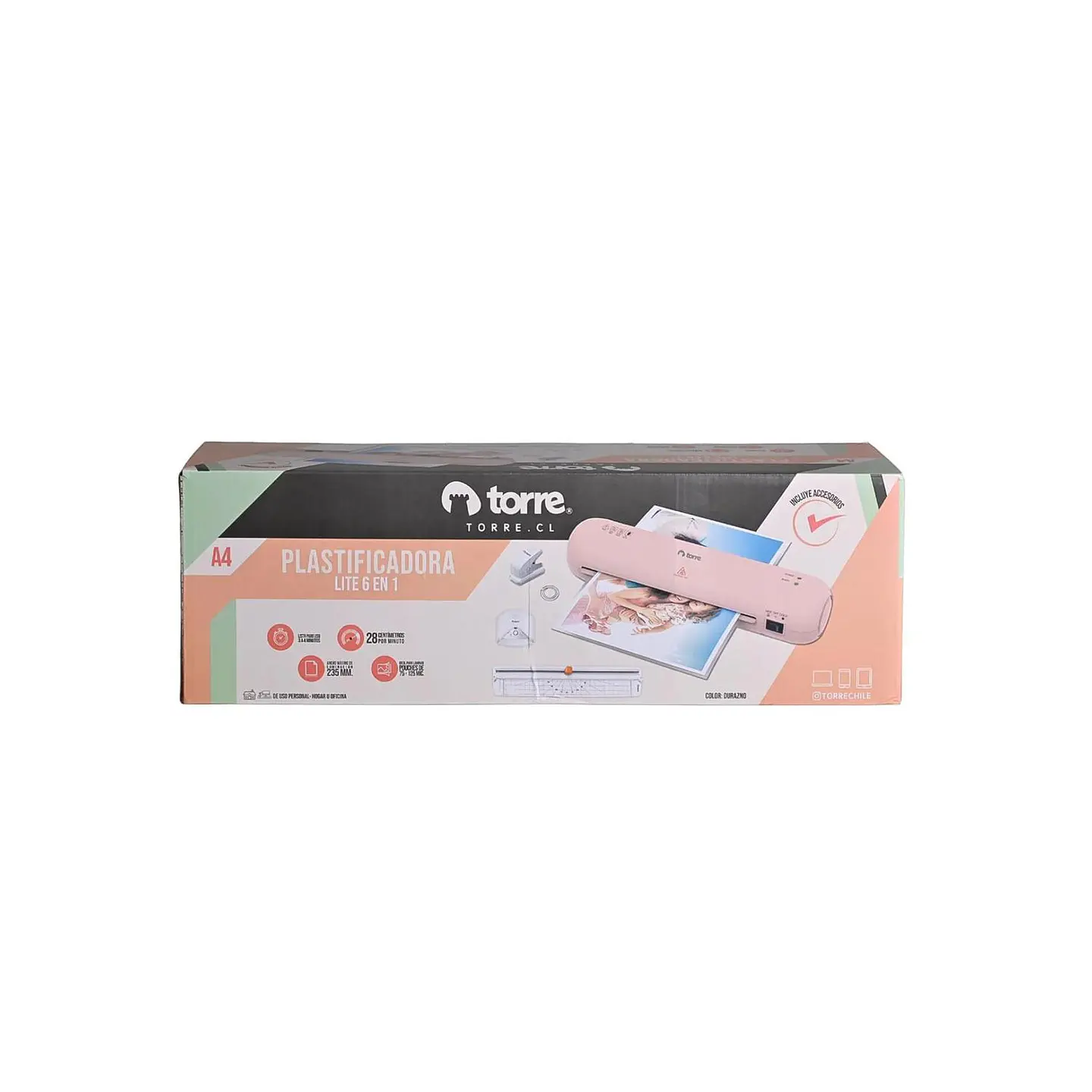 Plastificadora, Termolaminadora A4 Lite 6 En 1. Frio/ Calor 12