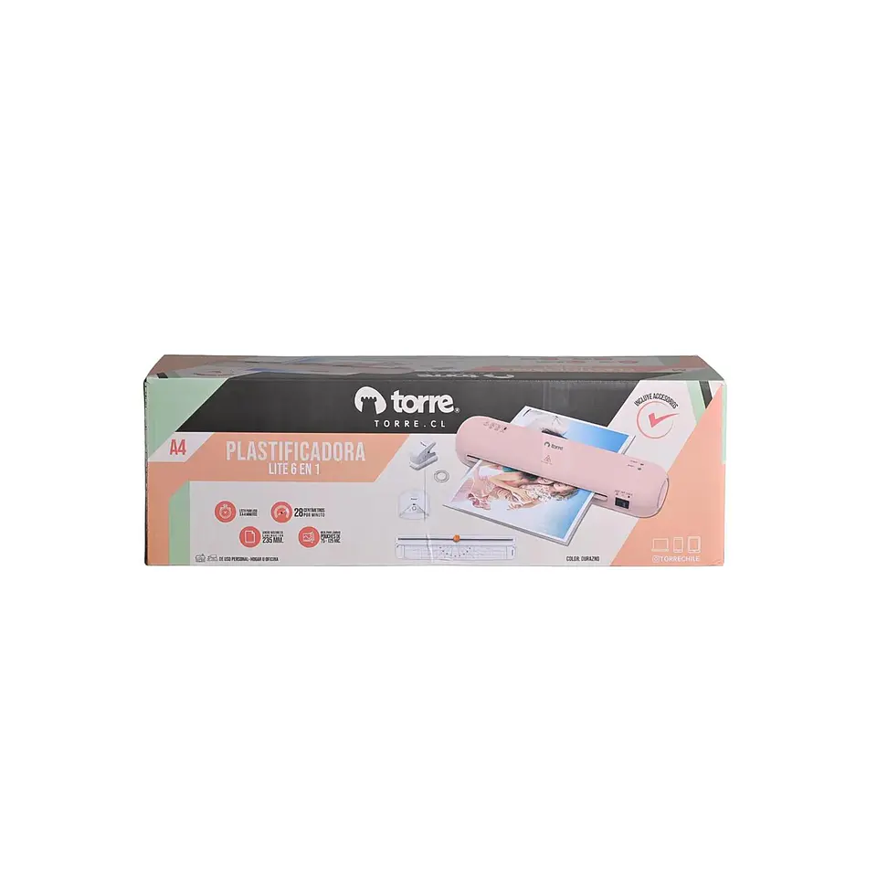 Plastificadora, Termolaminadora A4 Lite 6 En 1. Frio/ Calor 12