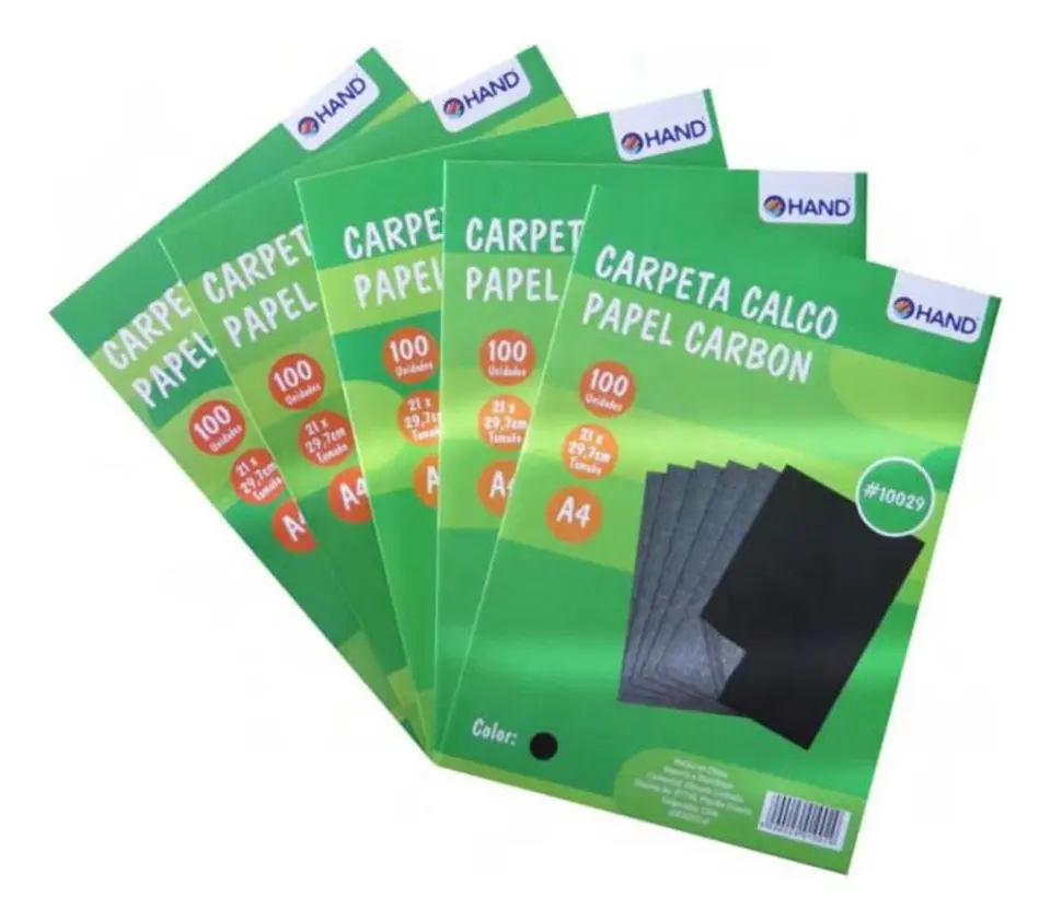 Papel Calco A4 100 Hojas. Papel Carbón 5