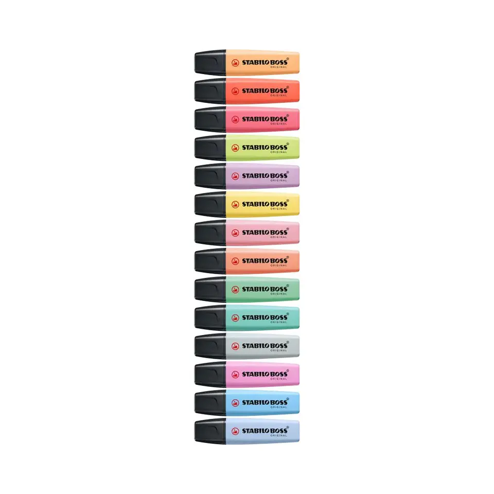 Destacador Stabilo Boss 2mm/5mm. Distintos Colores 48