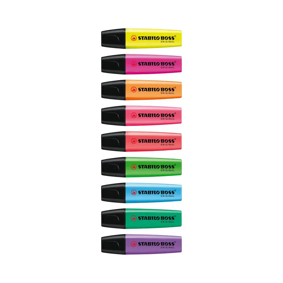 Destacador Stabilo Boss 2mm/5mm. Distintos Colores 51