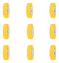 Cinta Enmascarar Masking Tape Color 24mmx20mts. 9 Unid - Miniatura 2