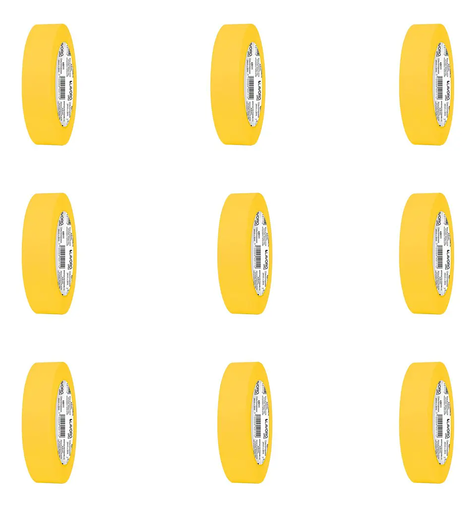 Cinta Enmascarar Masking Tape Color 24mmx20mts. 9 Unid 2