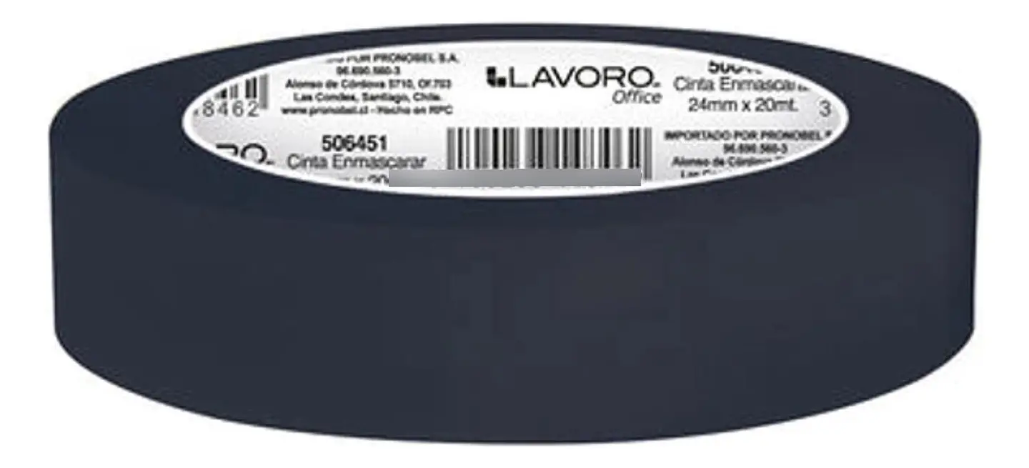 Cinta Enmascarar Masking Tape Color 24mmx20mts. 9 Unid 6