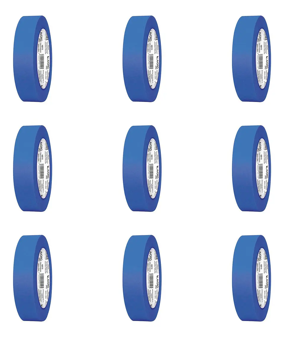 Cinta Enmascarar Masking Tape Color 24mmx20mts. 9 Unid 8