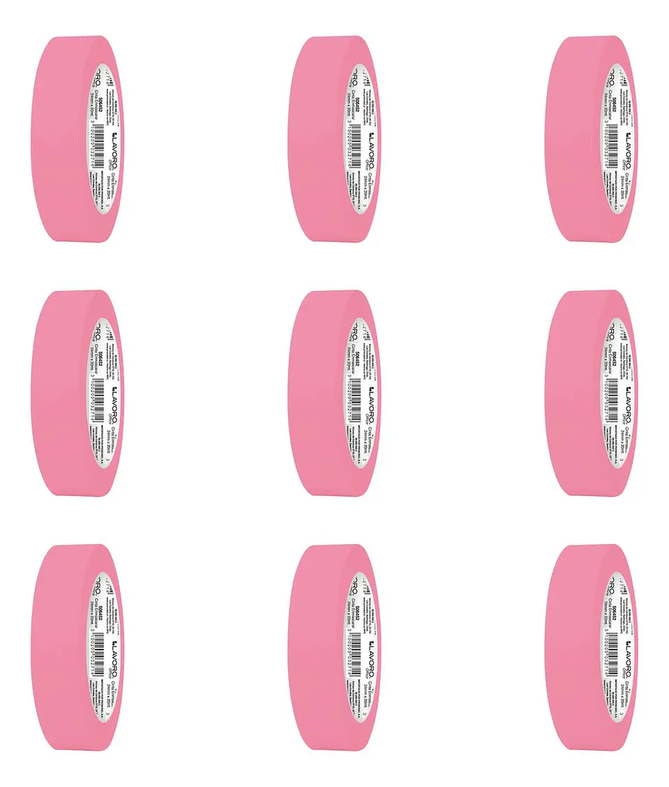 Cinta Enmascarar Masking Tape Color 24mmx20mts. 9 Unid 17