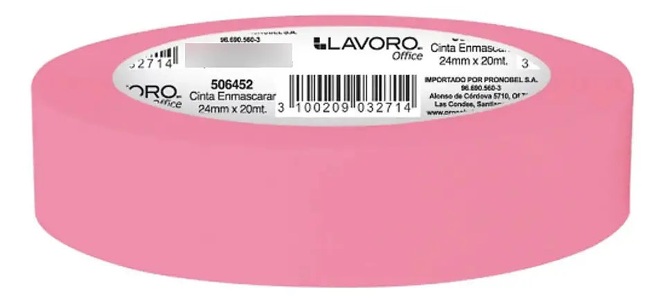 Cinta Enmascarar Masking Tape Color 24mmx20mts. 9 Unid 18