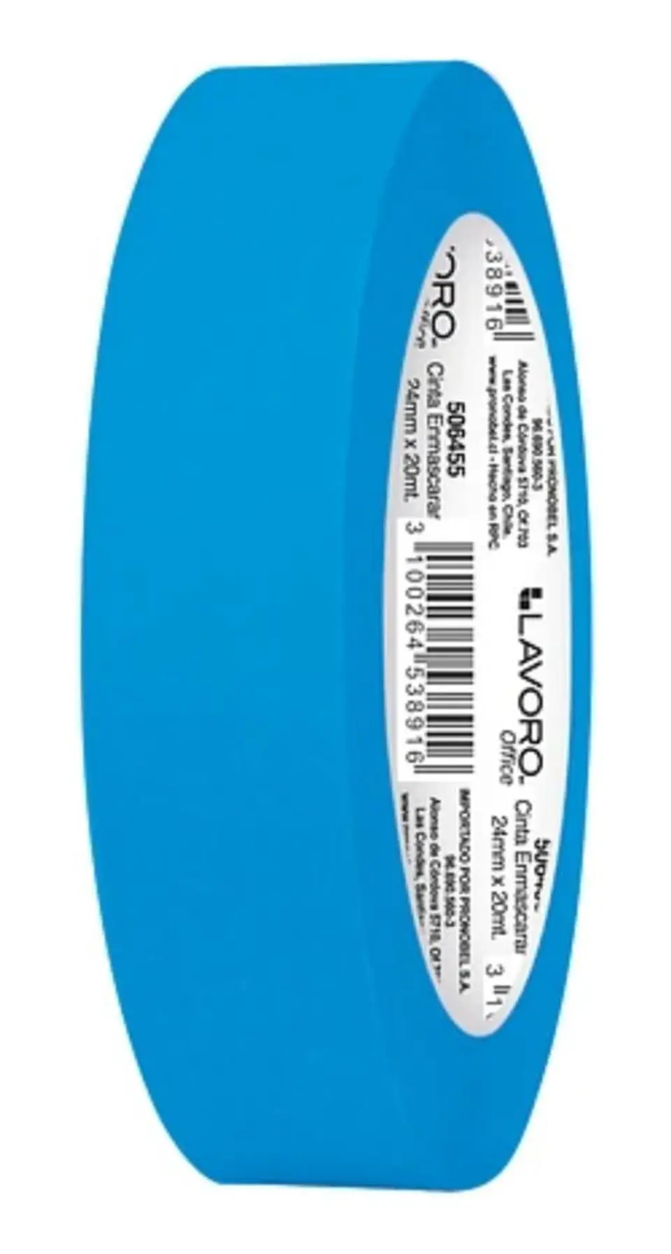 Cinta Enmascarar Masking Tape Color 24mmx20mts. 9 Unid 22