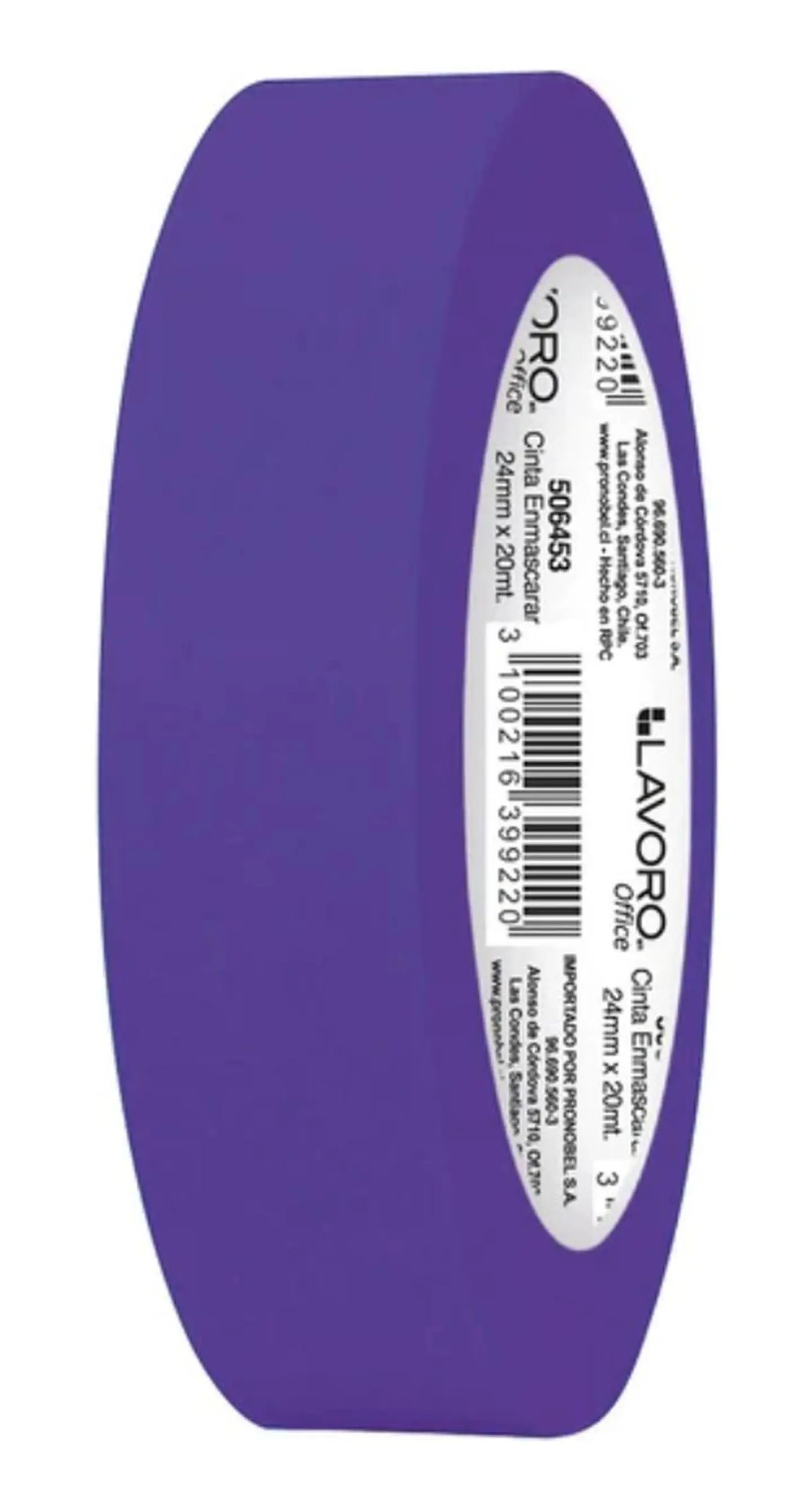 Cinta Enmascarar Masking Tape Color 24mmx20mts. 9 Unid 25