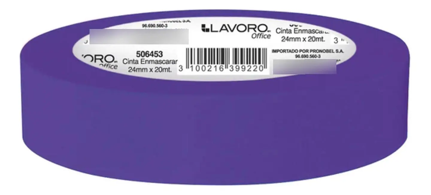Cinta Enmascarar Masking Tape Color 24mmx20mts. 9 Unid 29