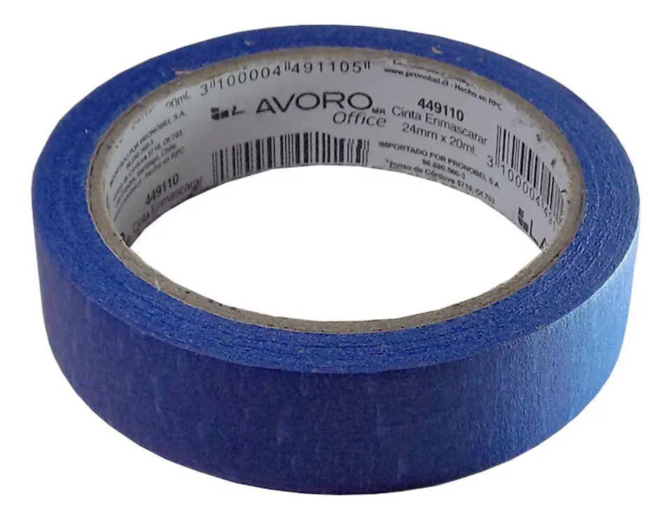 Cinta Enmascarar Masking Tape Color 24mmx20mts. 9 Unid 31
