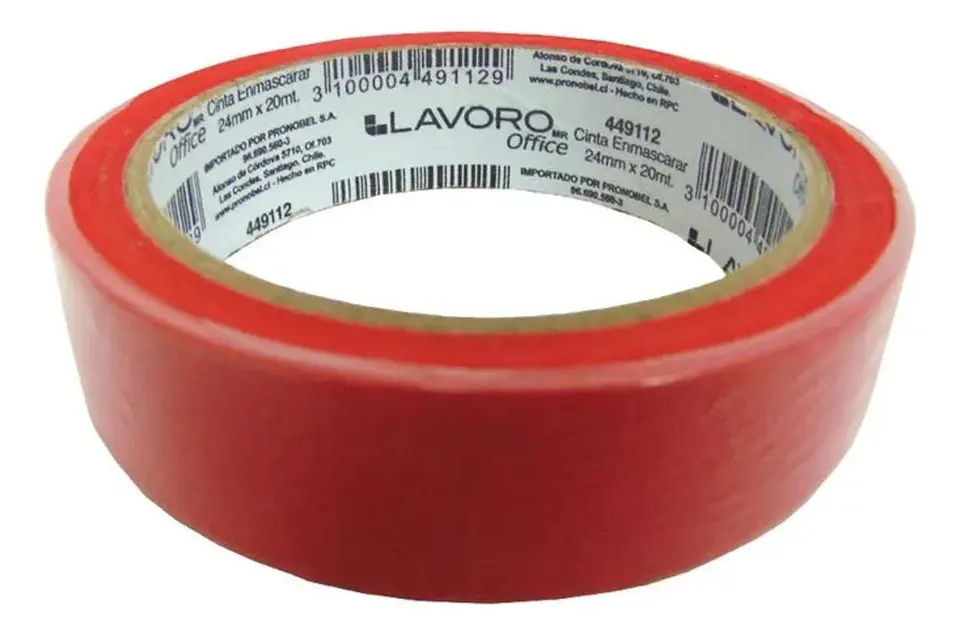 Cinta Enmascarar Masking Tape Color 24mmx20mts. 9 Unid 34