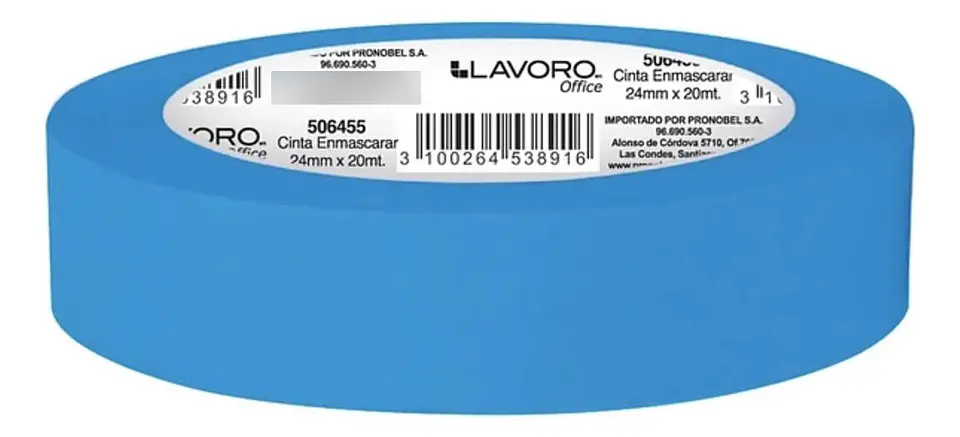 Cinta Enmascarar Masking Tape Color 24mmx20mts. 9 Unid 35