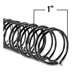 Anillo Metalico Doble Cero 2:1 25.4mm 1 Pulgada 10 Unid.