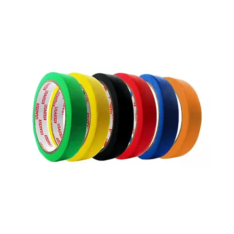 Cinta Enmascarar Masking Tape Color 18mmx20m 6 Unid