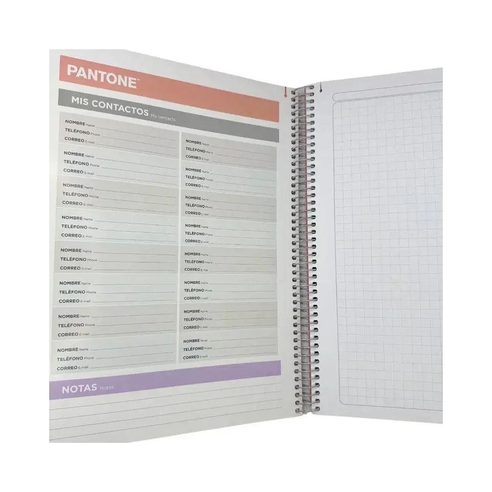 Cuaderno Carta (28x20,5 Cm) 120 Hojas. Pantone 2