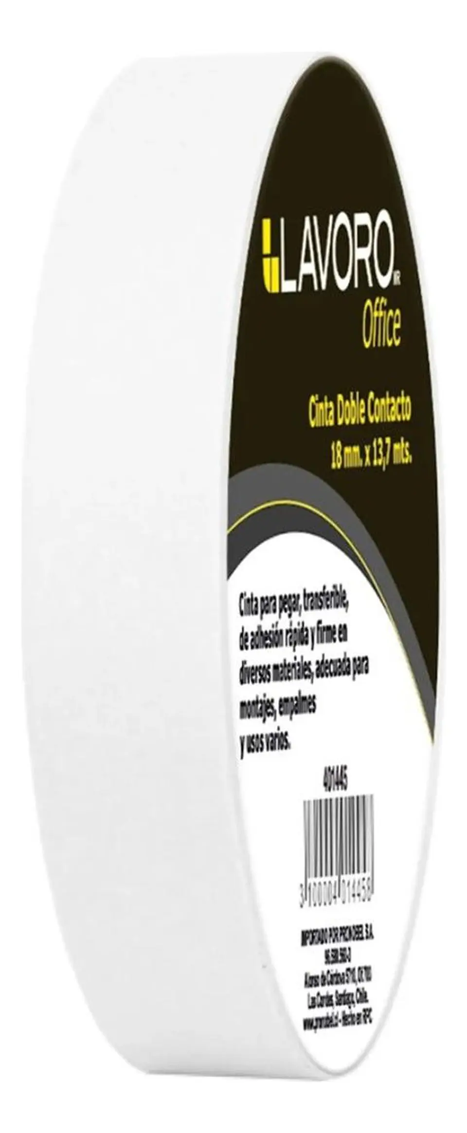 Cinta De Fijar Doble Contacto, Transferible 18mm X 13,7 Mts. 2