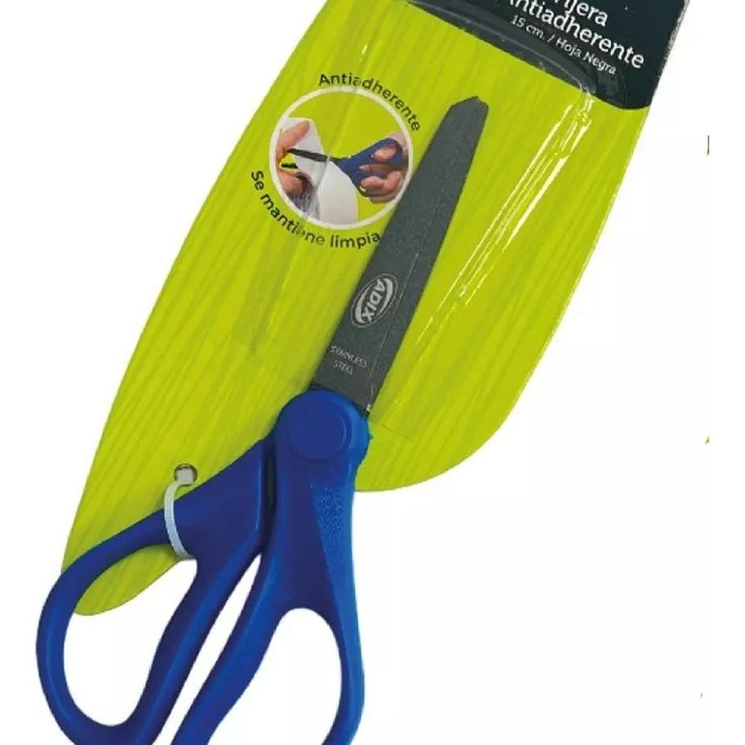 Tijera 15 Cm Hoja Negra Antiadherente 1