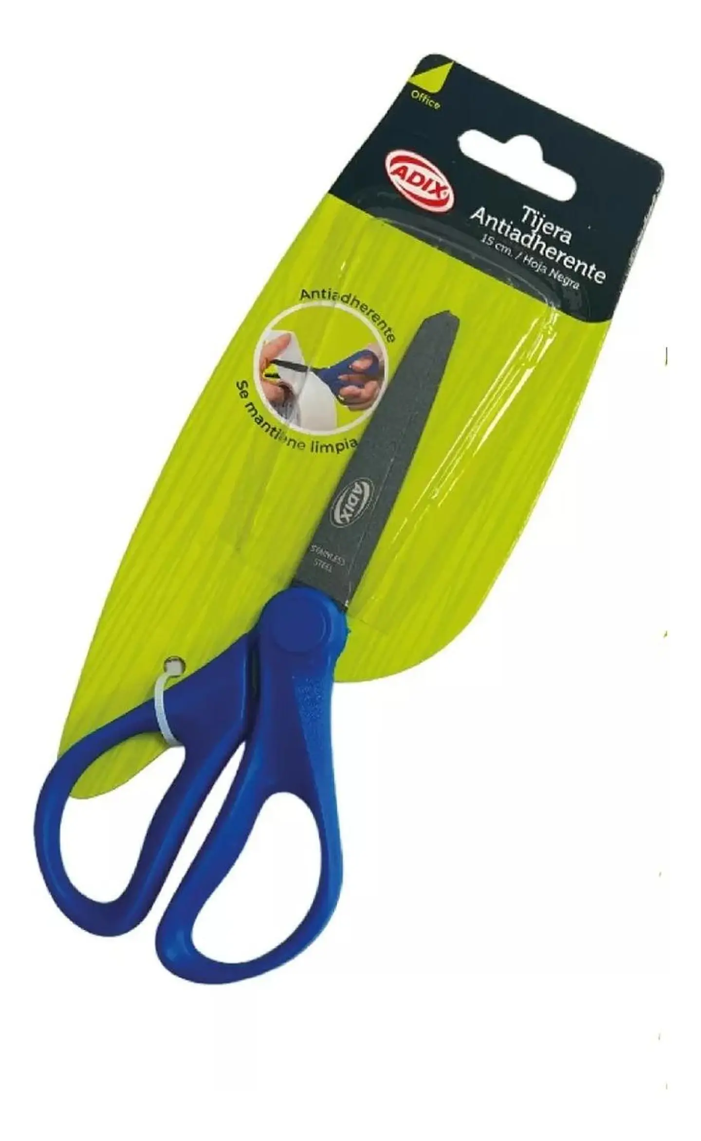 Tijera 15 Cm Hoja Negra Antiadherente 1