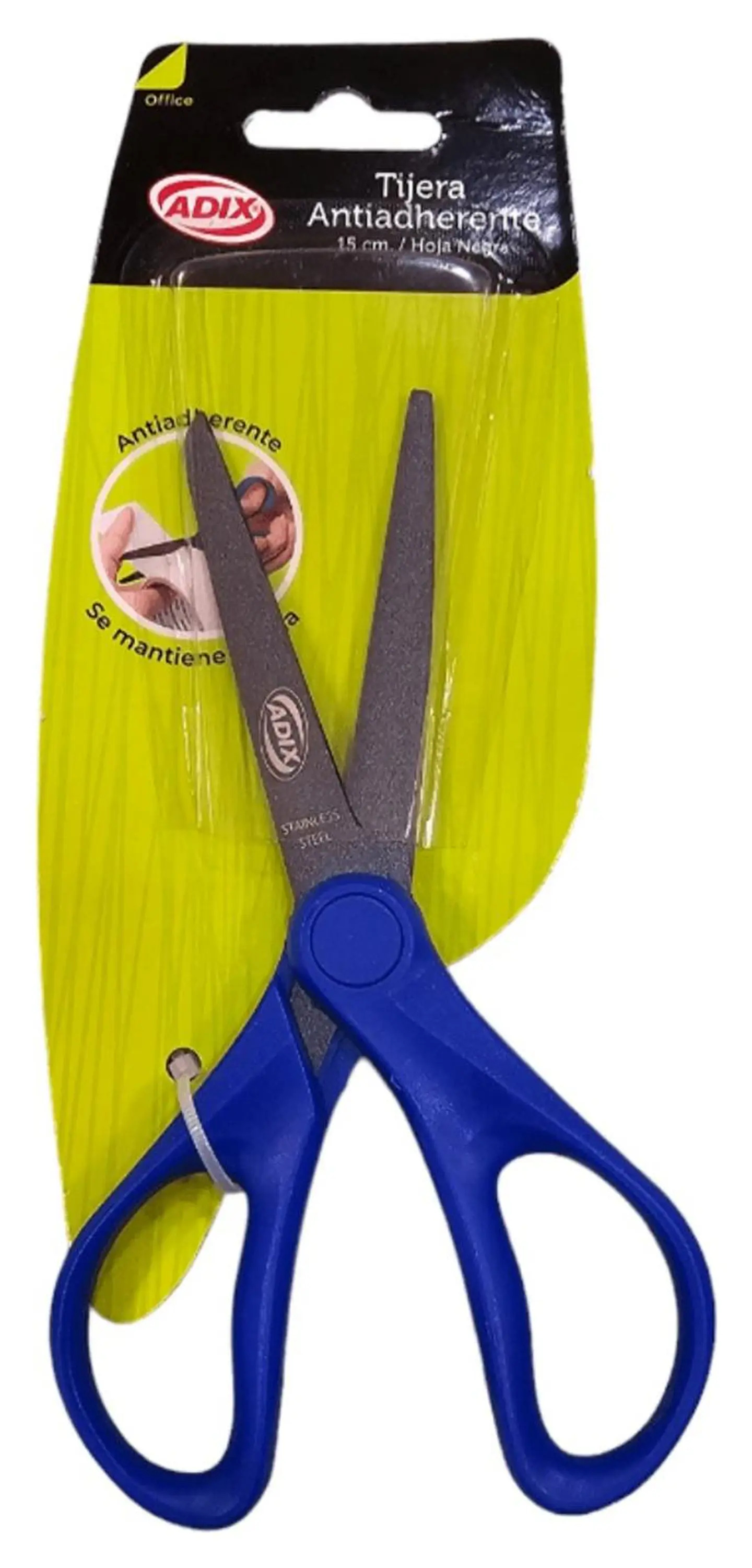 Tijera 15 Cm Hoja Negra Antiadherente 2