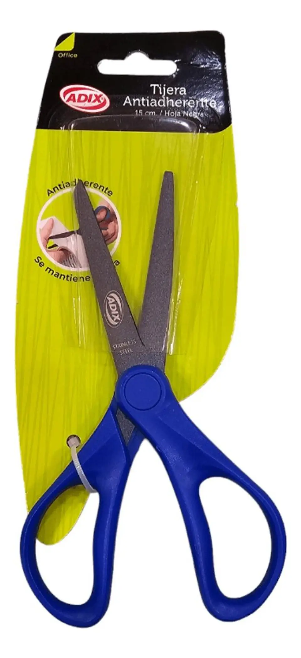 Tijera 15 Cm Hoja Negra Antiadherente 2