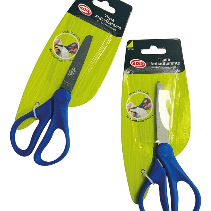 Tijera 15 Cm Hoja Negra Antiadherente 3