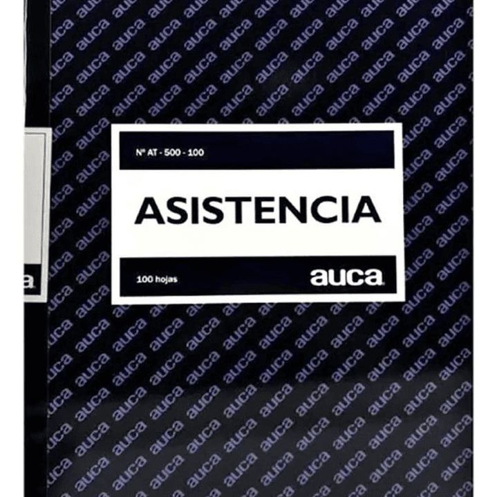 Libro Asistencia 100 Hojas. Auca 1