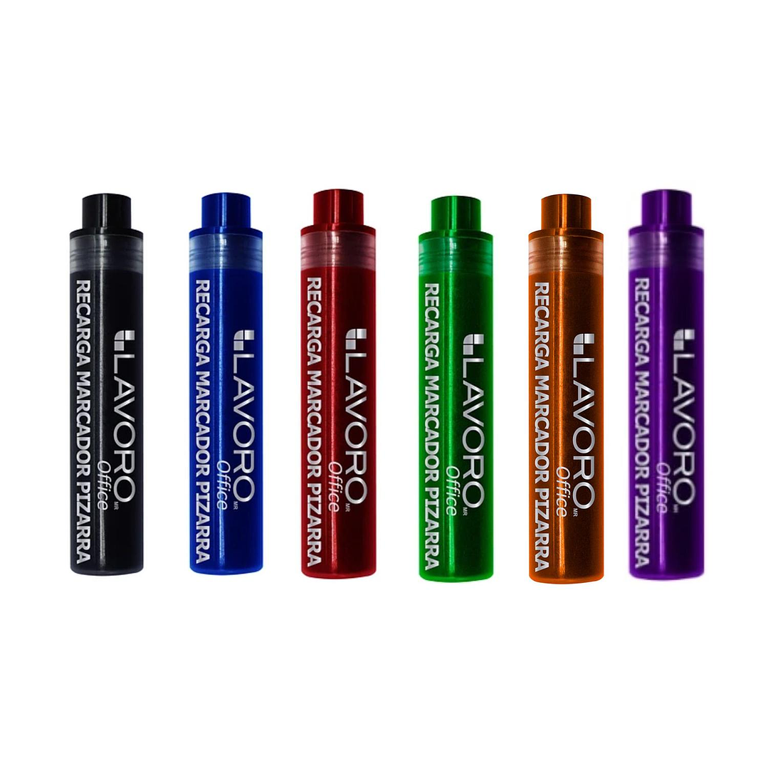 Set Plumones, Marcadores Recargables + Recargas. Lavoro 3