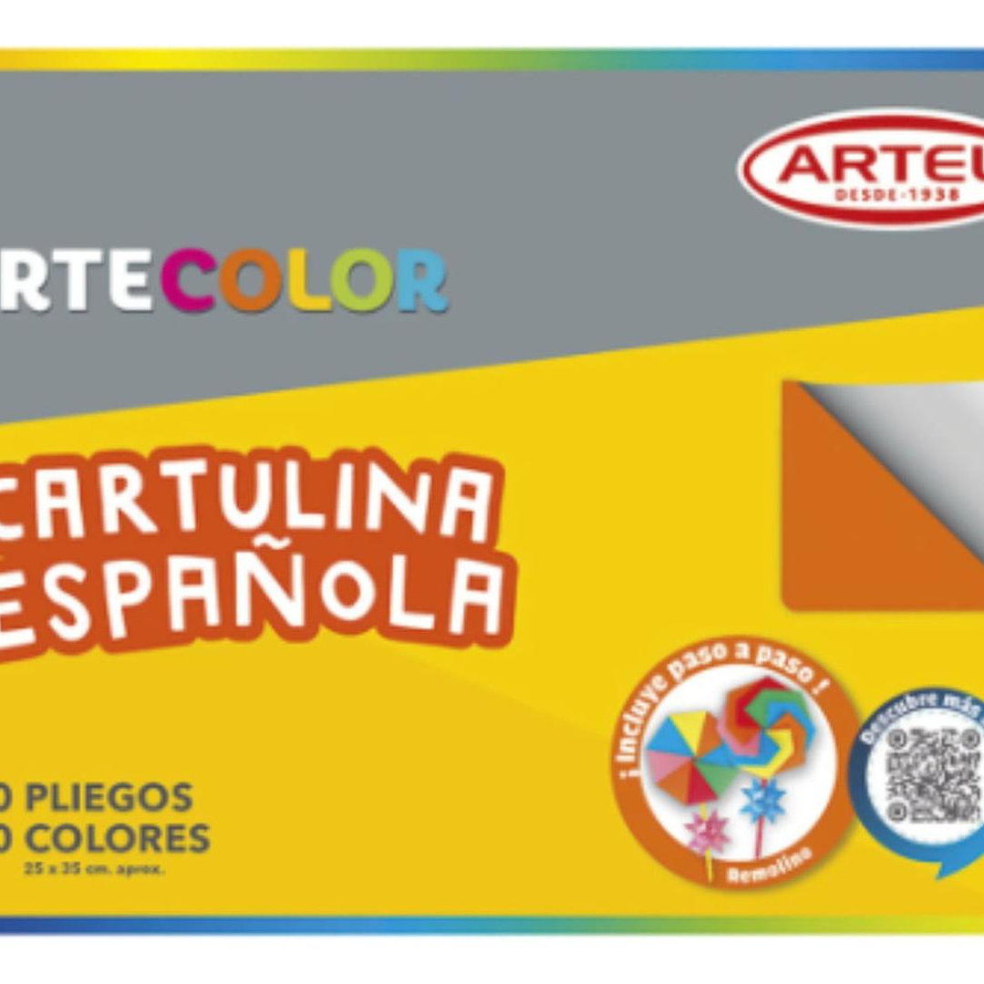 Estuche, Carpeta Artecolor Cartulina Española 10 Hojas Artel 1