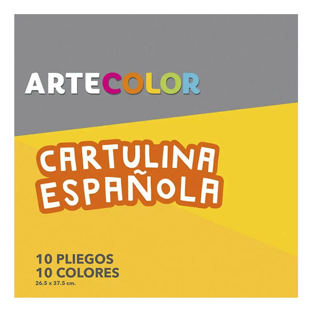 Estuche, Carpeta Artecolor Cartulina Española 10 Hojas Artel 2