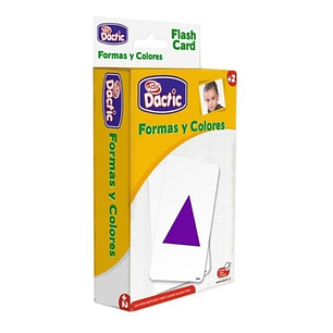 Láminas Didácticas, Flash Card Formas Y Colores. Dactic