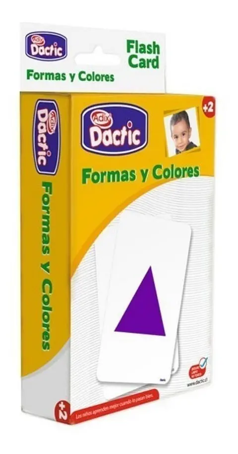 Láminas Didácticas, Flash Card Formas Y Colores. Dactic