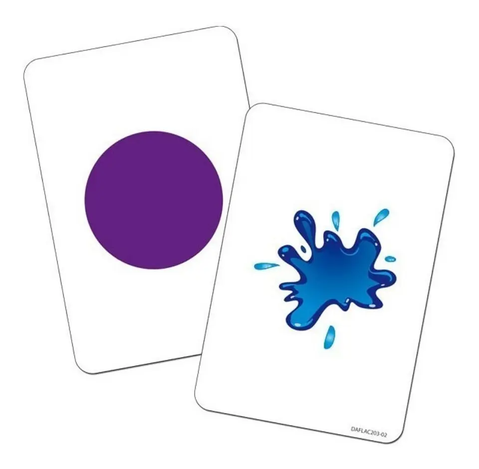 Láminas Didácticas, Flash Card Formas Y Colores. Dactic 2