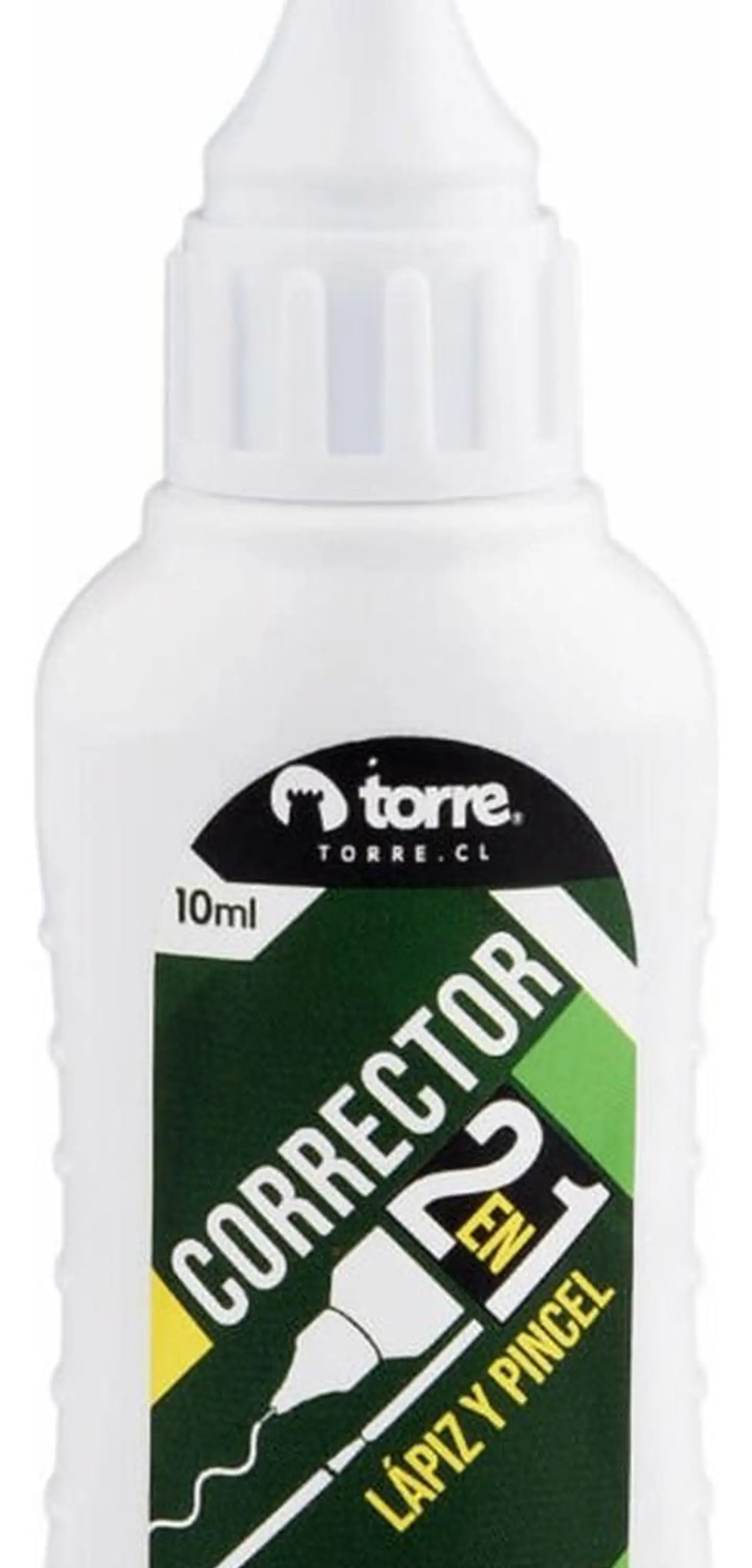 Corrector 2 En 1 Torre 10ml, Lápiz Y Pincel. Torre 2