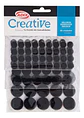 Velcro Circular Adhesivo Negro 69 Unid. Creative - Miniatura 1