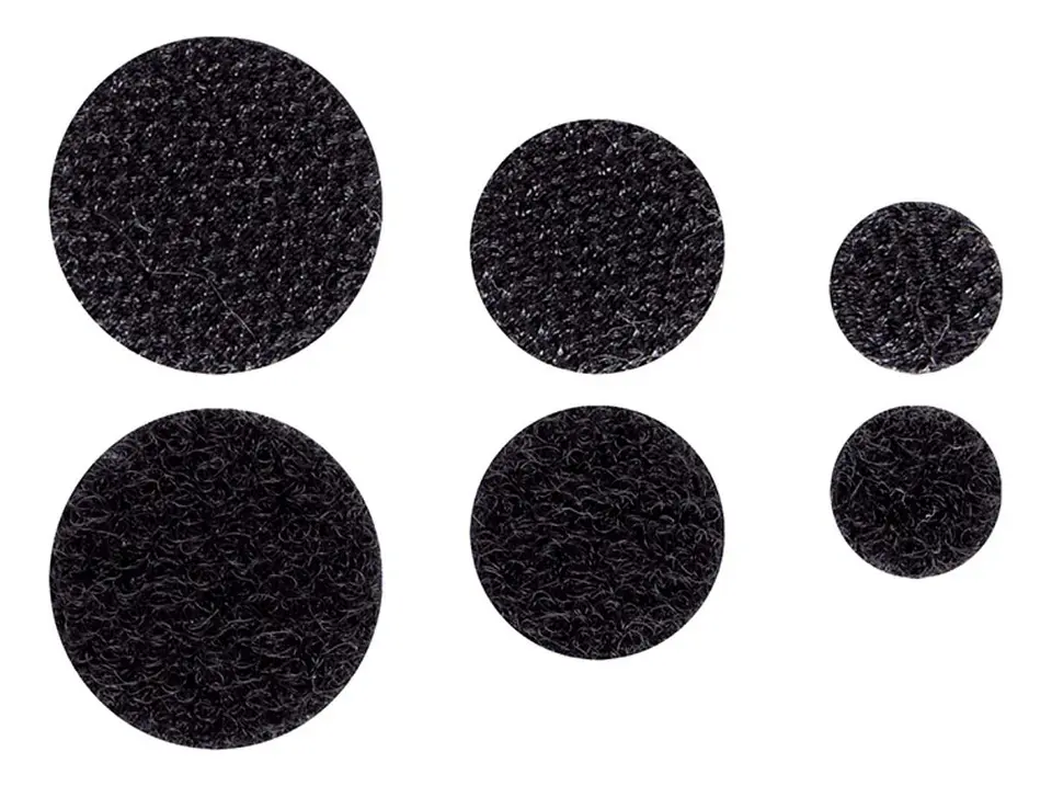 Velcro Circular Adhesivo Negro 69 Unid. Creative 3