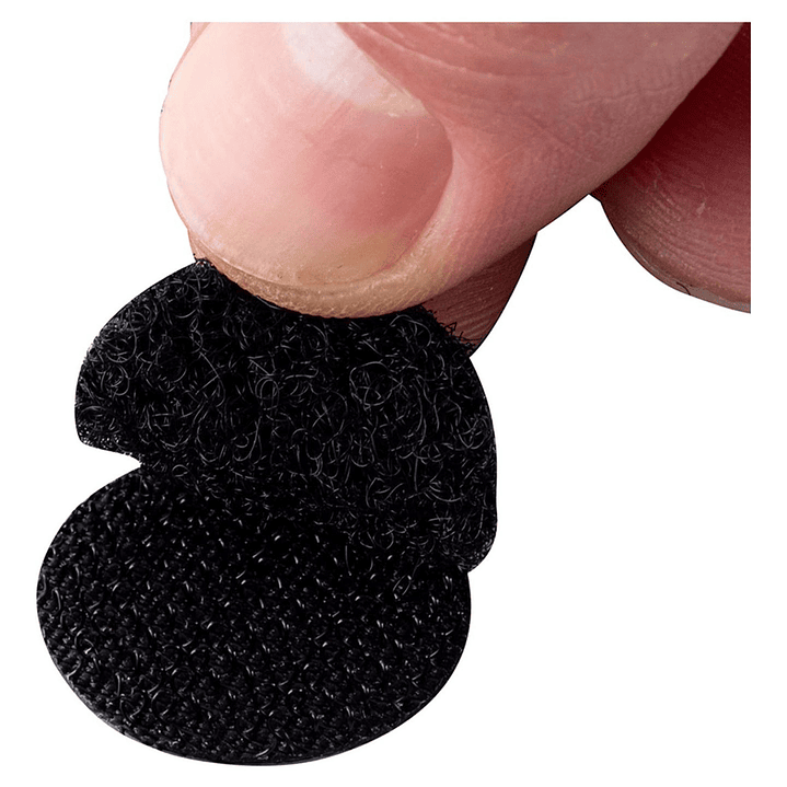 Velcro Circular Adhesivo Negro 69 Unid. Creative 4