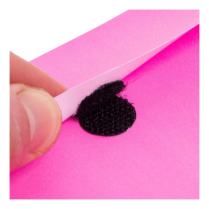 Velcro Circular Adhesivo Negro 69 Unid. Creative 6