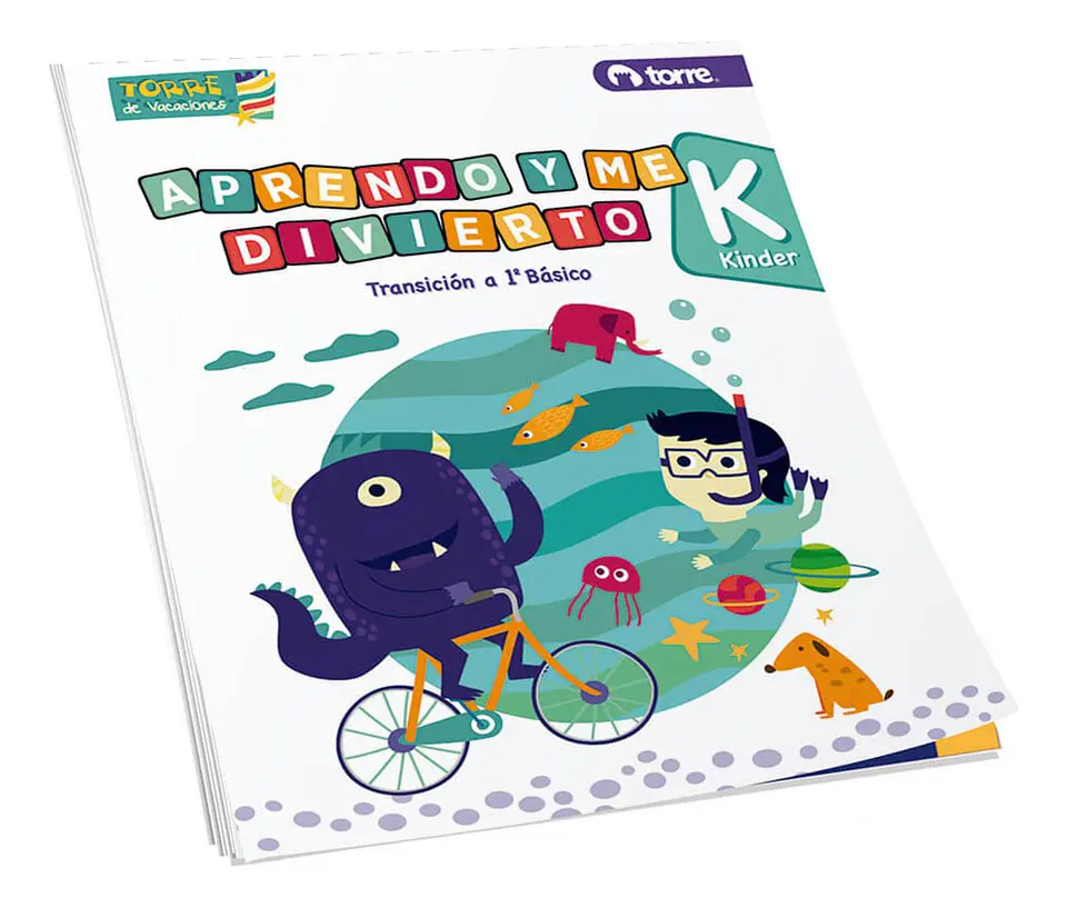Cuaderno Aprendo Y Me Divierto Torre Transición A 1° Básico 2