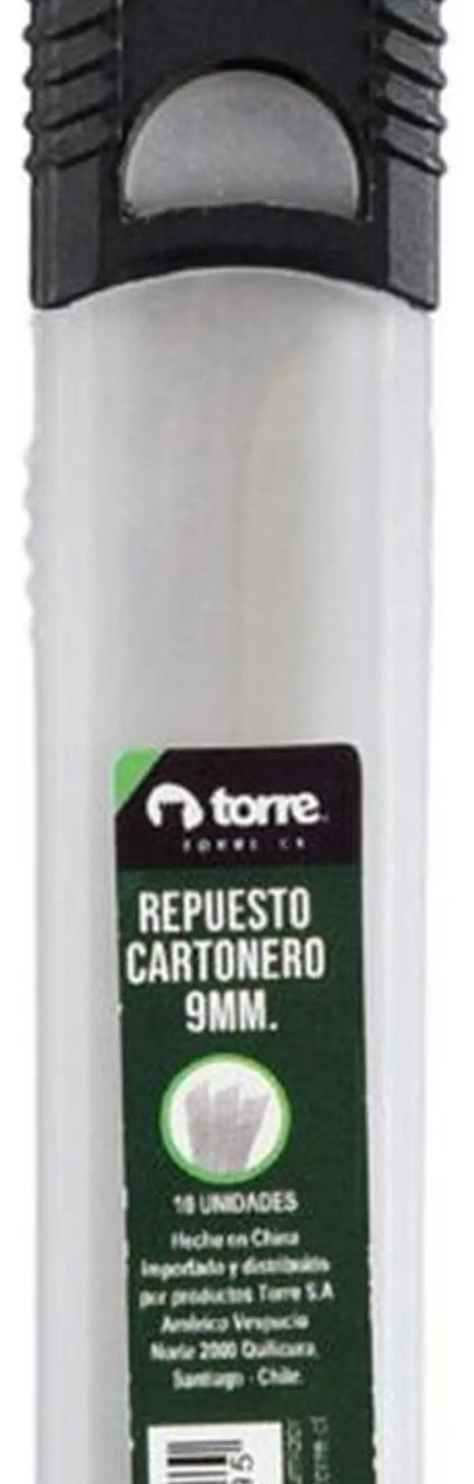 Repuesto Cuchillo Cartonero Chico 9mm 10 Unidades. Torre 1