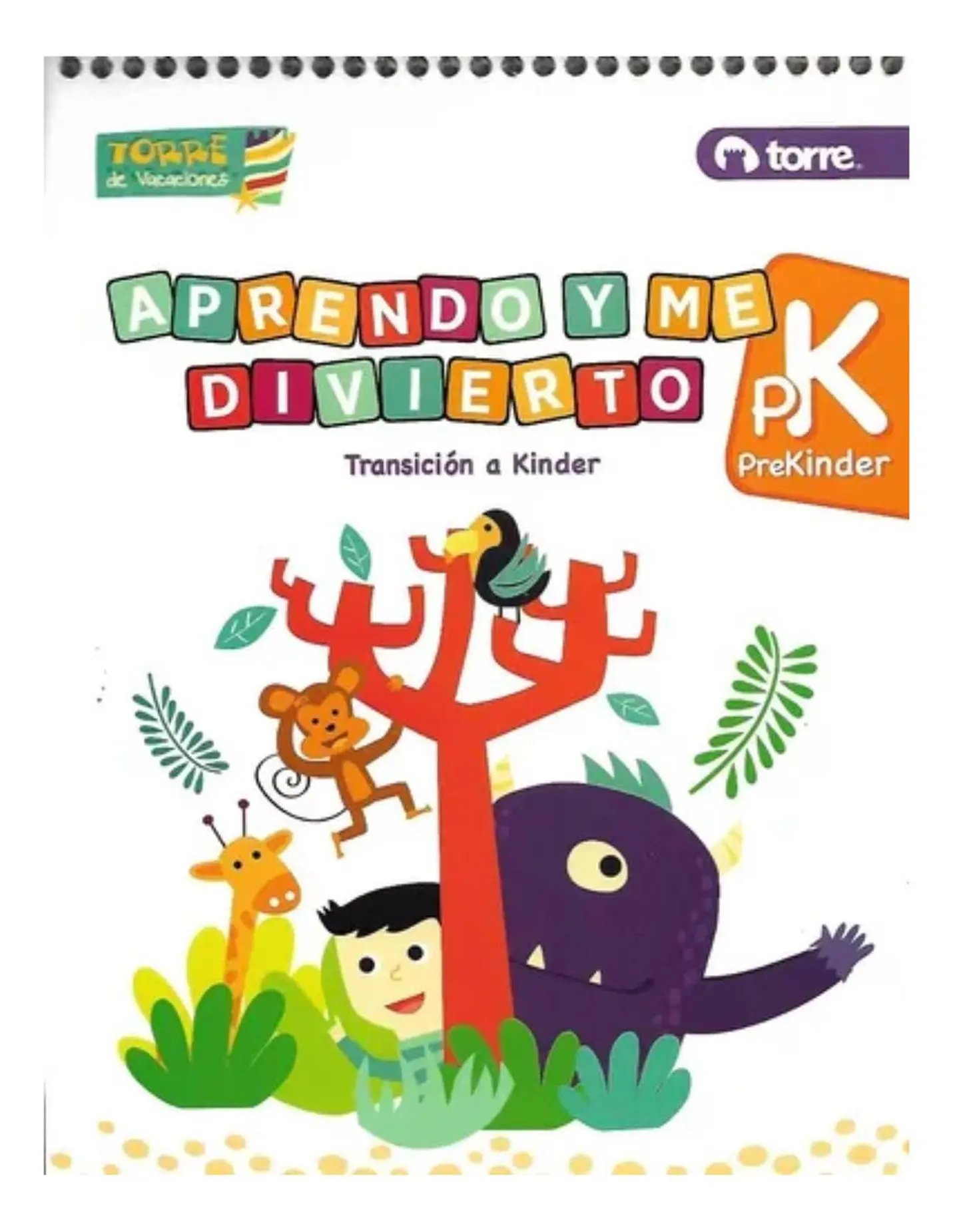 Cuaderno Aprendo Y Me Divierto Torre Transición A Kinder. 1