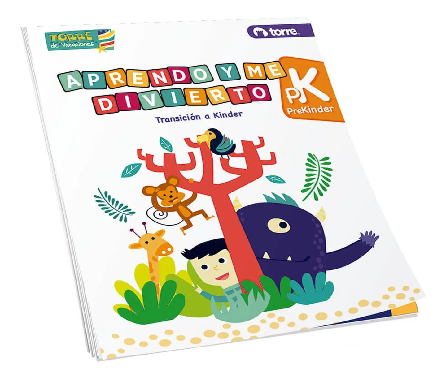 Cuaderno Aprendo Y Me Divierto Torre Transición A Kinder. 2